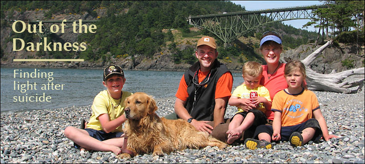out of the darkness finding light after suicide photo of mcwalter family